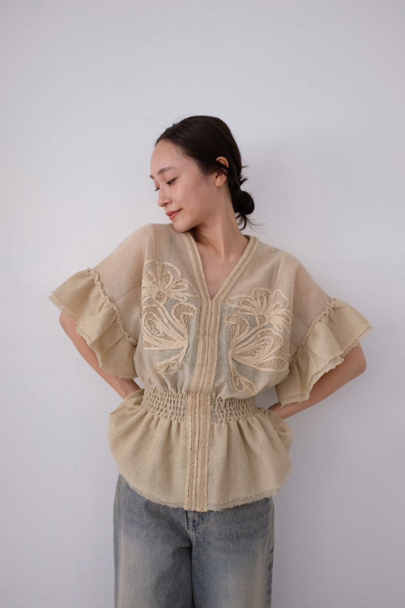 トップス Hella embroidery blouse embroidery blouse - Hella (ヘラ）公式通販サイト