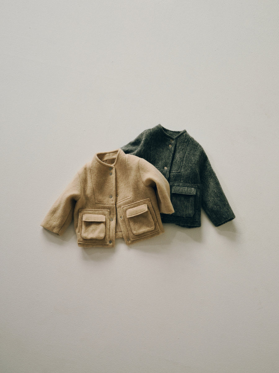 wool shaggy coat [Kids] - Hella (ヘラ）公式通販サイト