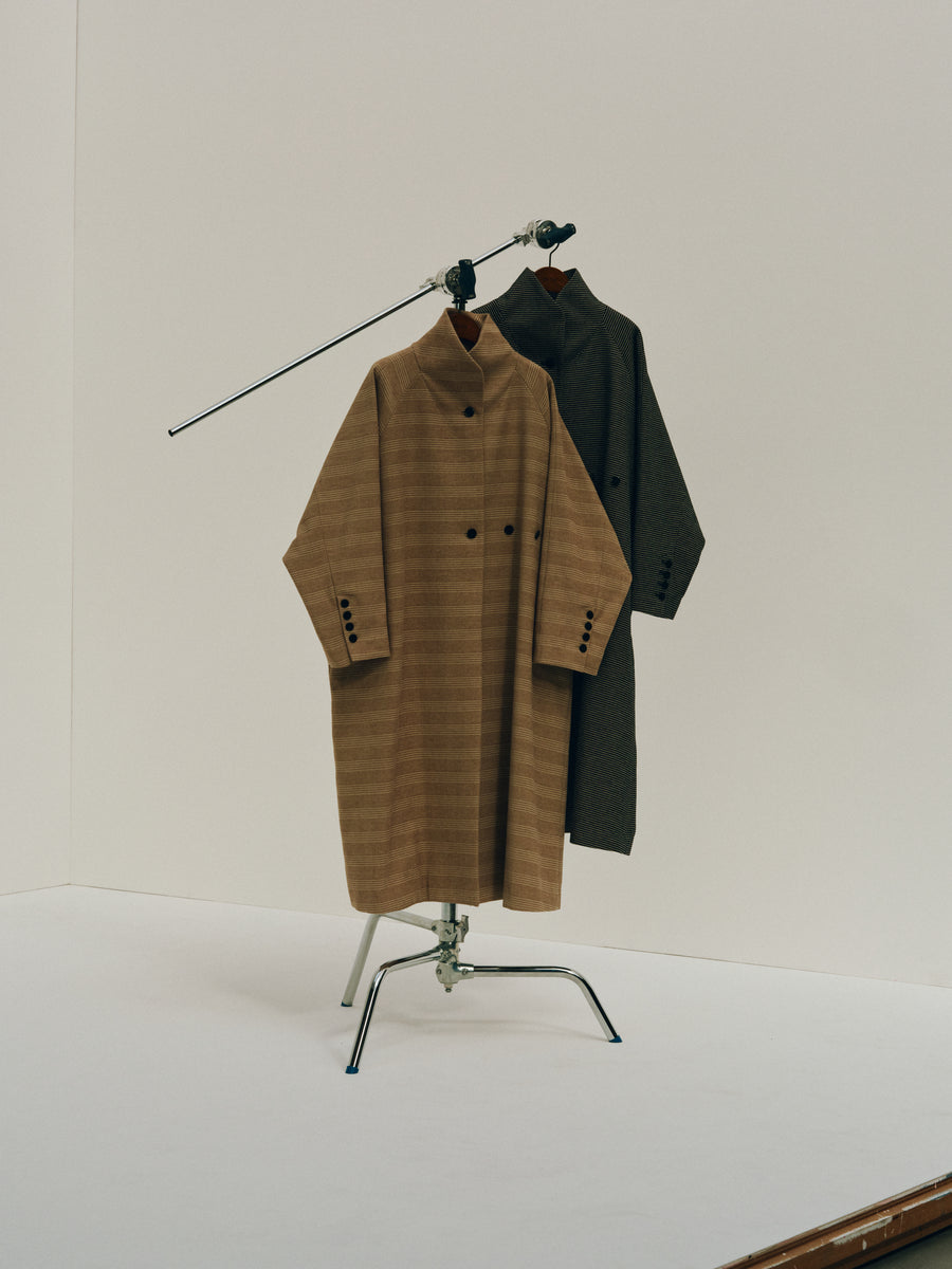 tweed long coat - Hella (ヘラ）公式通販サイト