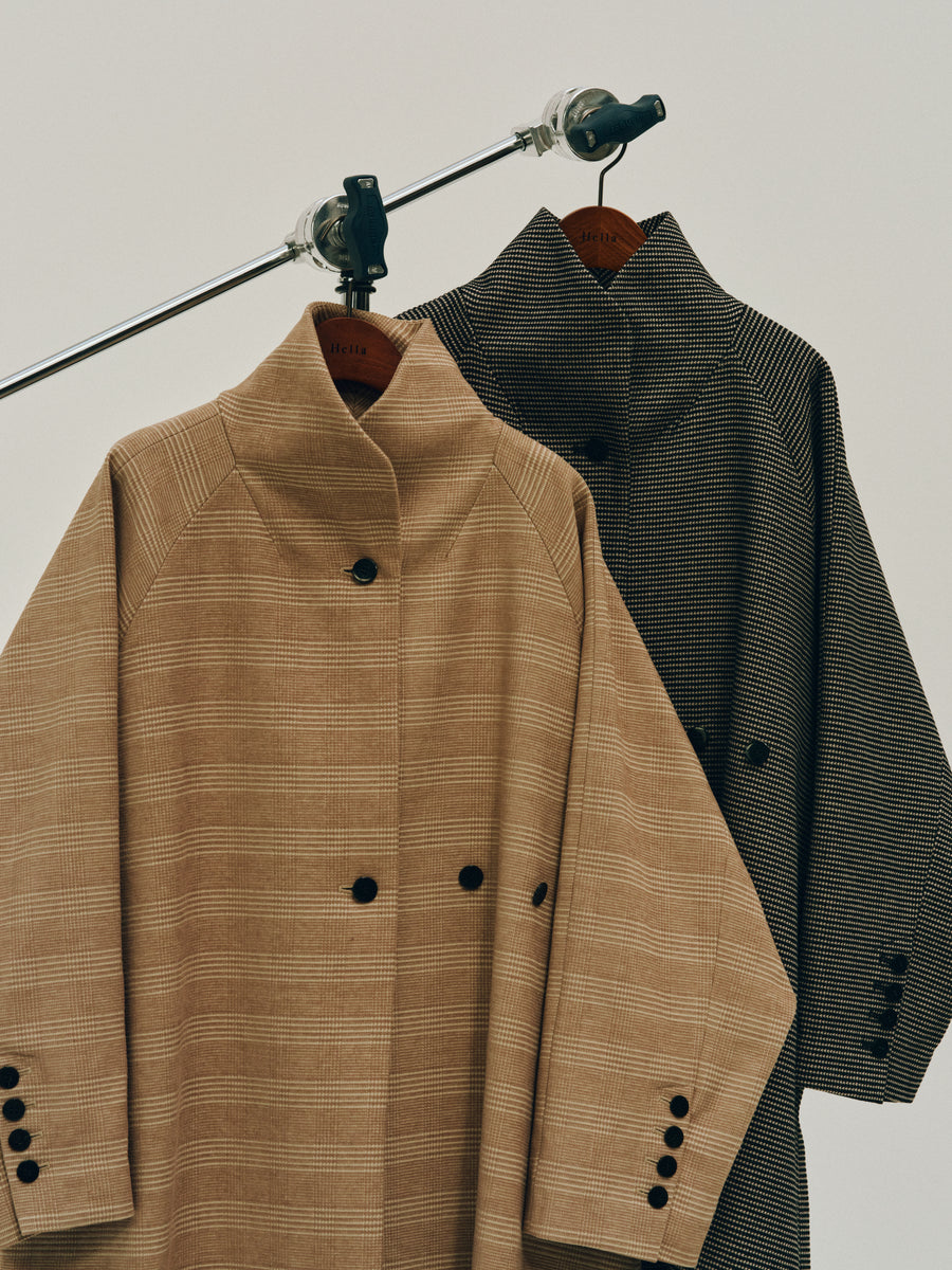 tweed long coat - Hella (ヘラ）公式通販サイト