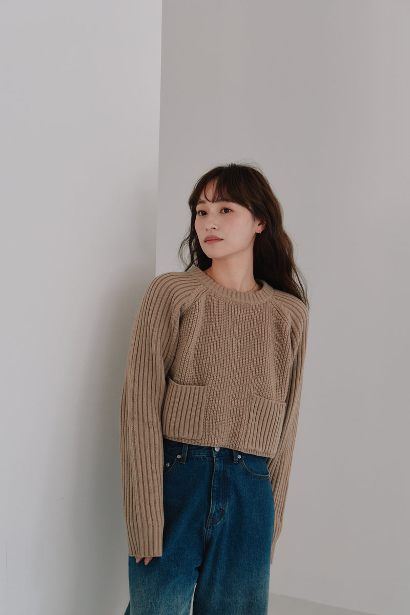 【新品】Nala Cropped knit top Ｍサイズ M*o様 【新品未使用】Nala Cropped knit top Mサイズ 新品】Nala