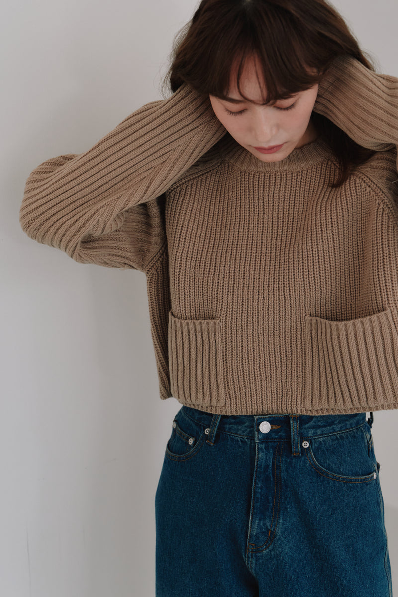 【新品】Nala Cropped knit top Ｍサイズ M*o様 【新品未使用】Nala Cropped knit top Mサイズ 新品】Nala