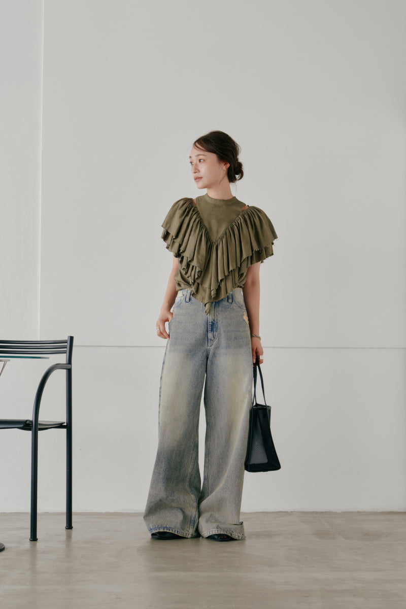 volume ruffle tops - Hella (ヘラ）公式通販サイト