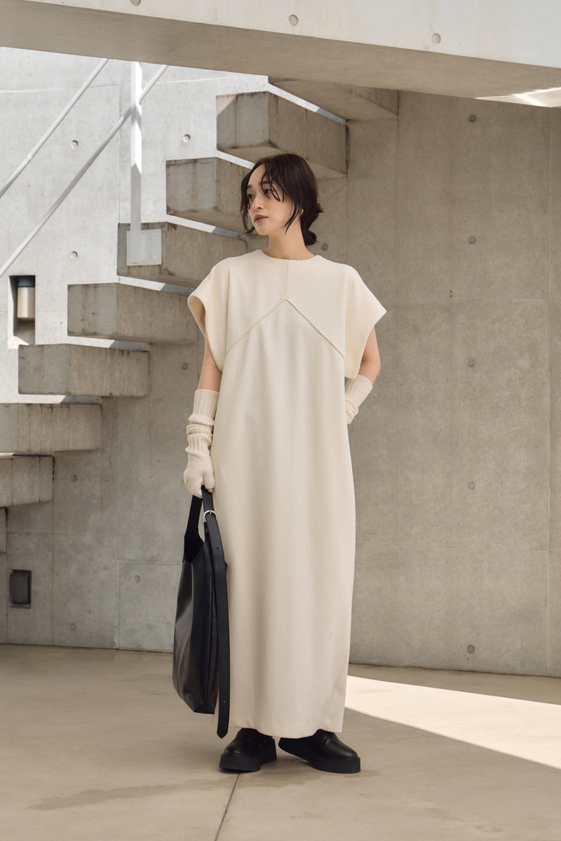 ワンピース hella PIPING BOUCLE DRESS PIPING BOUCLE DRESS - Hella (ヘラ）公式通販サイト
