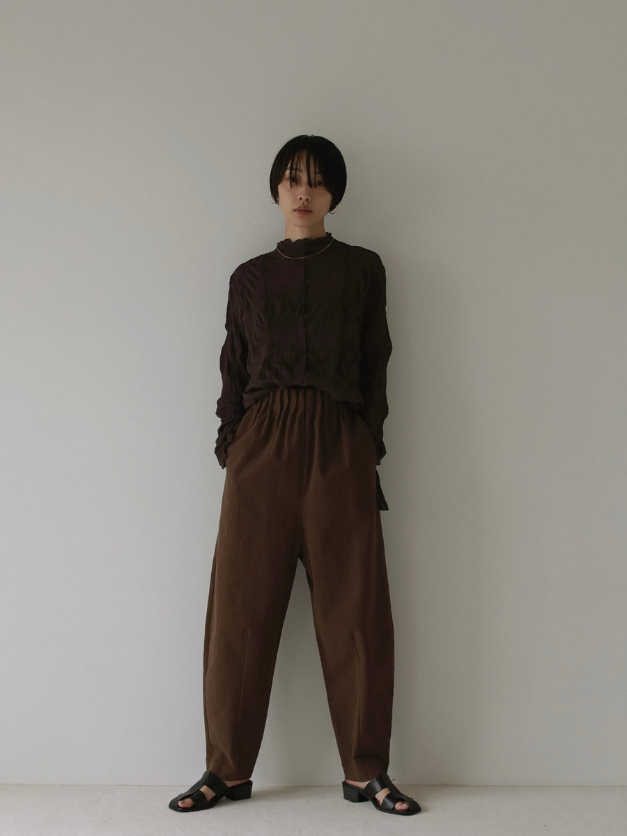 WAIST PLEATS COCOON PANTS - Hella (ヘラ）公式通販サイト