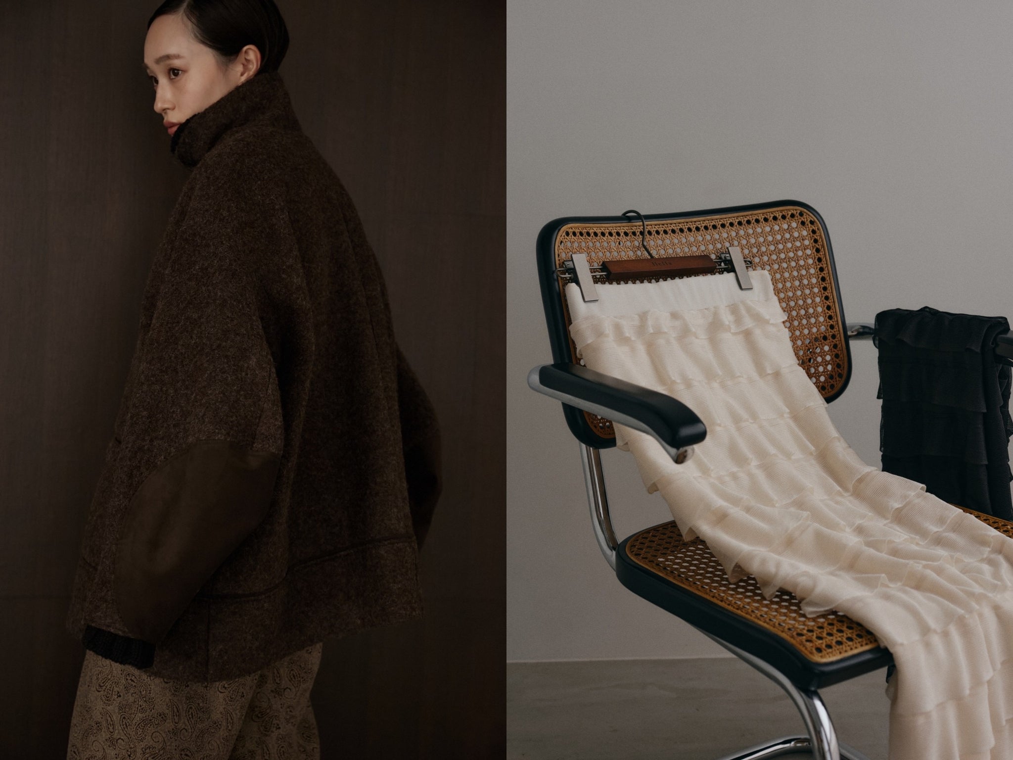 22 Hella WINTER COLLECTION 【 ARM PATCH SHORT CO / FLARE TIERED PENCIL SK 】