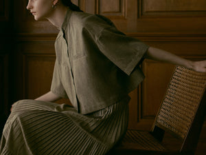 21' Hella summer collection Part 1-5【 chambray cropped shirt / pleats tiered skirt 】