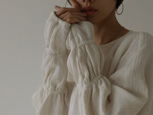 22 Hella SPRING COLLECTION【 PART 2-1 】PIQUE JACQUARD BLOUSE