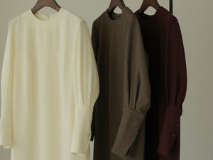 21' Hella Fall Collection【 Part 1-1 】TWEED COCOON DRESS