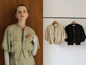 23 Hella SUMMER COLLECTION【 BALLOON CROPPED BLOUSON 】