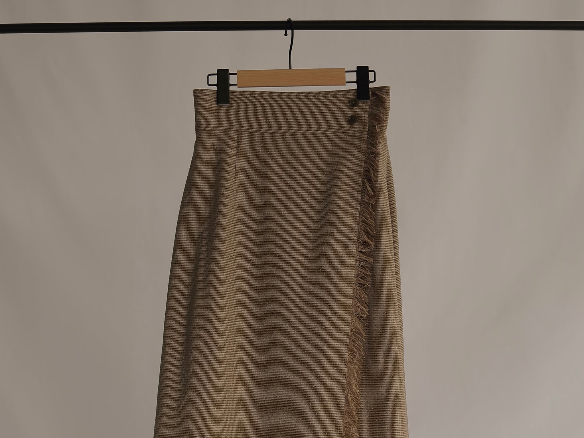21' Hella summer collection【 Part 2-5 】tweed wrap skirt