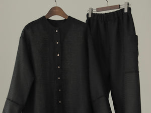 22 Hella SPRING COLLECTION【 PART 2-2 】TWEEDY LONG BLOUSE / TWEEDY PANTS