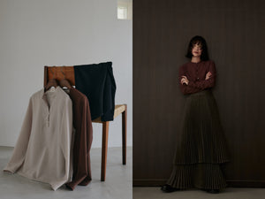 22 Hella FALL COLLECTION【 DESIGN YOKE BL / SHAMBRY PLEATS SK 】