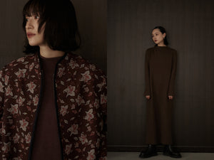 22 Hella FALL COLLECTION【 RIB PENCIL DRESS / FLOWER JACQUARD JK 】