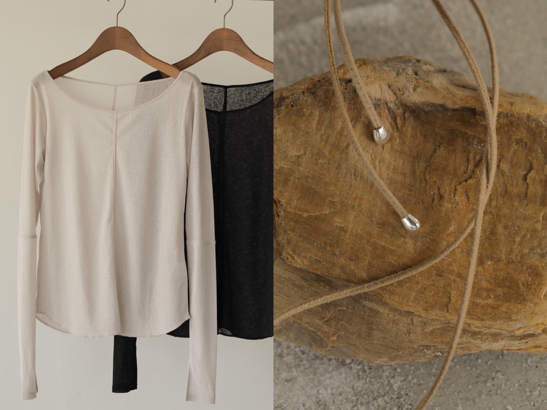 23 Hella SPRING COLLECTION【 DRY TELECO SHEER TOPS / SUEDE CHOKER 】