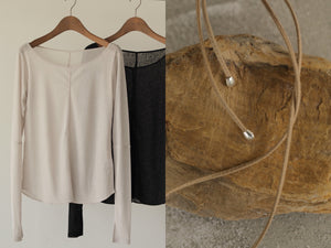 23 Hella SPRING COLLECTION【 DRY TELECO SHEER TOPS / SUEDE CHOKER 】