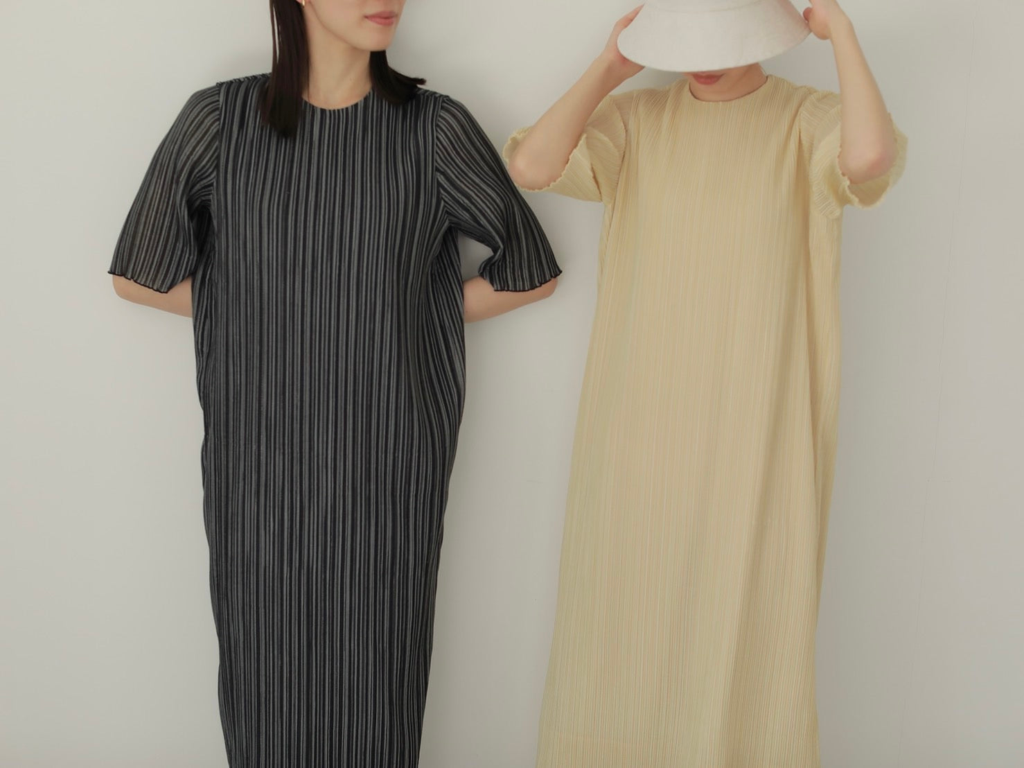 22 Hella SPRING COLLECTION【 PART 2-3 】PLEATS TIERED DRESS