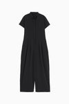 wide tuck jumpsuit
