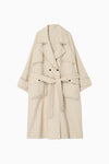 Linen Wool Trench Coat