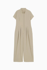 画像をギャラリービューアに読み込む, wide tuck jumpsuit
