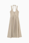 Tulle Insert V Dress