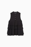 cotton crepe layer top