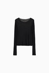 Modal Wool Sheer Top