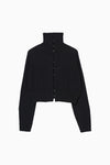 High Neck Knit Cardigan