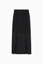 画像をギャラリービューアに読み込む, sheer pencil skirt
