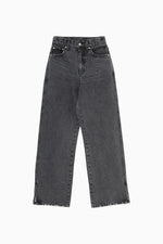 画像をギャラリービューアに読み込む, side hem slit denim
