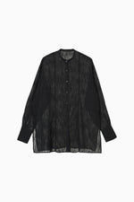 画像をギャラリービューアに読み込む, cut jacquard long shirt
