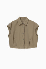 画像をギャラリービューアに読み込む, cut off cropped shirt
