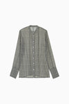 Sheer Check Slim Shirt