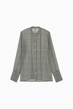 画像をギャラリービューアに読み込む, Sheer Check Slim Shirt
