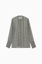 画像をギャラリービューアに読み込む, Sheer Check Slim Shirt

