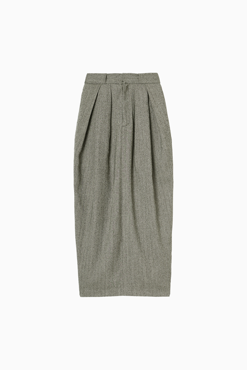 Herringbone Tweed Skirt