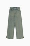 side hem slit denim