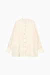 cut jacquard long shirt