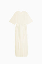 画像をギャラリービューアに読み込む, waist side slit cocoon dress
