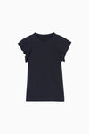 Fitted Puff Rib Top