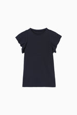 画像をギャラリービューアに読み込む, Fitted Puff Rib Top
