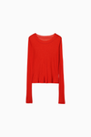 Modal Wool Sheer Top