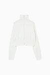 High Neck Knit Cardigan