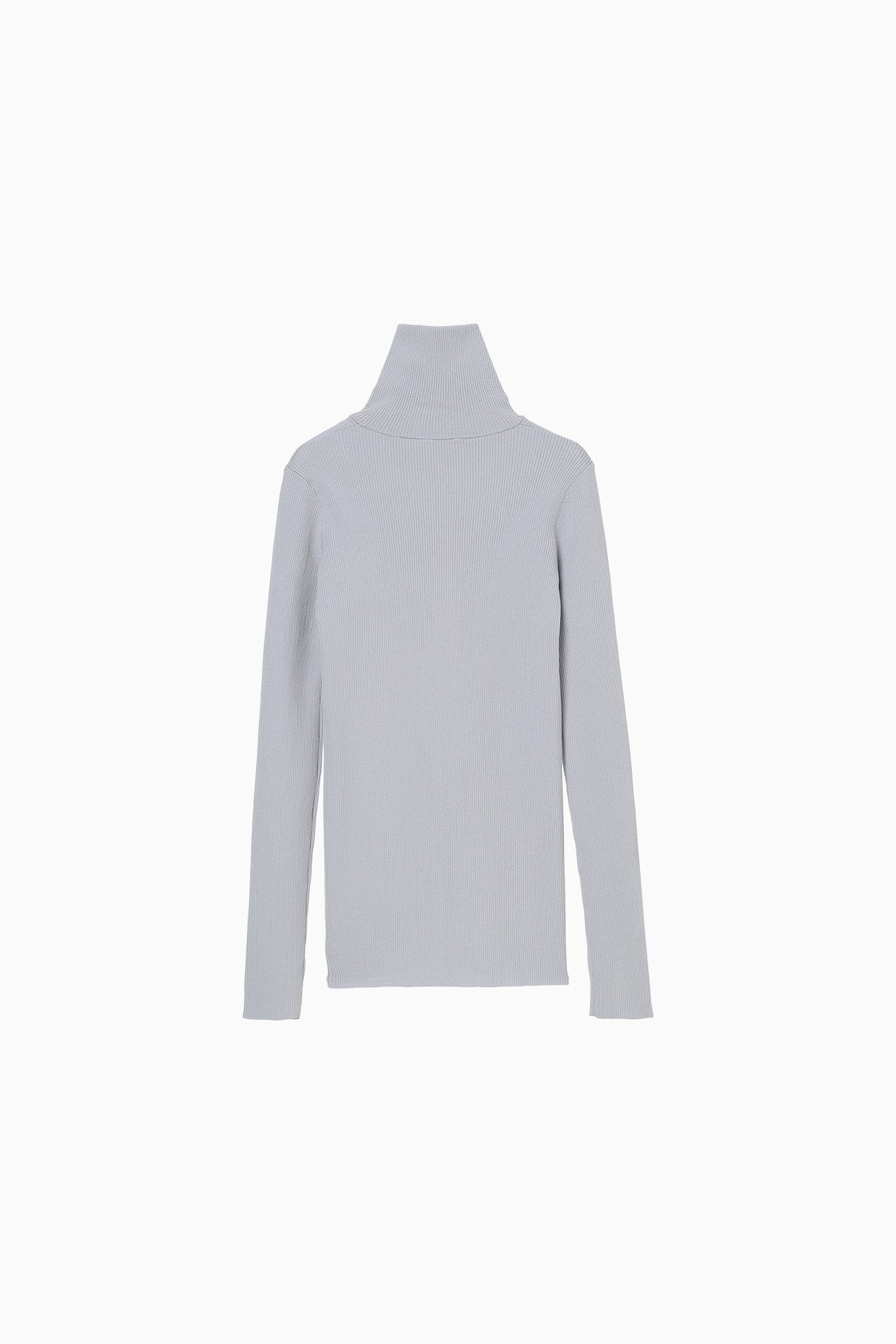 zip up rib knit