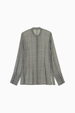 画像をギャラリービューアに読み込む, Sheer Check Slim Shirt
