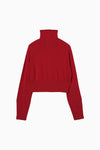 High Neck Knit Cardigan