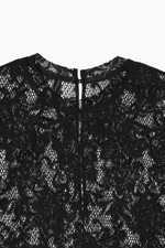 画像をギャラリービューアに読み込む, rascel lace half sleeve top
