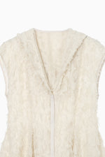 画像をギャラリービューアに読み込む, Cut Jacquard Peplum Hoodie
