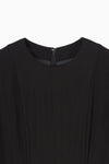 waist side slit cocoon dress