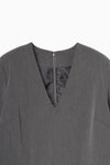 Flow Sleeve V Dress